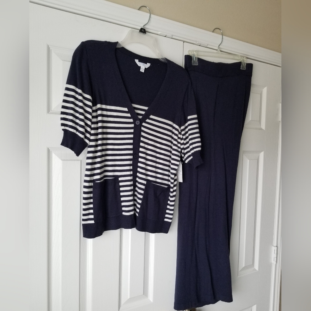 Ladies 2pc active sweater pant set